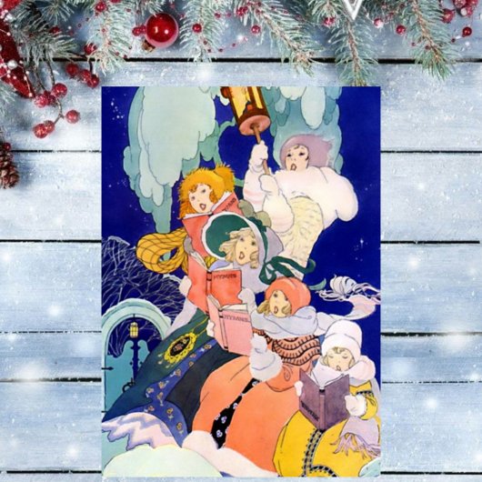 Weihnachtslieder Feiertagskarte