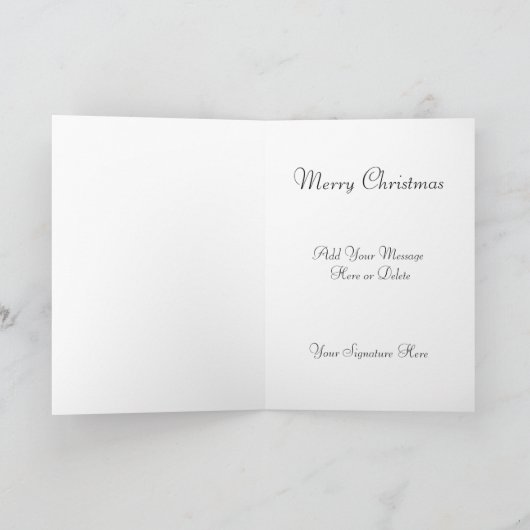 Weihnachtslieder Feiertagskarte (Innenseite)