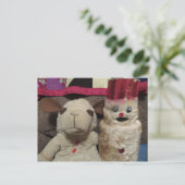 Weihnachtslieder Feiertagspostkarte (Stehend Vorderseite)