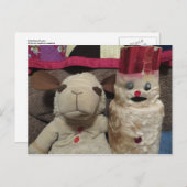 Weihnachtslieder Feiertagspostkarte (Vorne/Hinten)