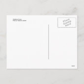 Weihnachtslieder Feiertagspostkarte (Rückseite)