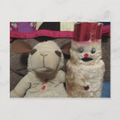 Weihnachtslieder Feiertagspostkarte (Vorderseite)