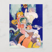 Weihnachtslieder Feiertagspostkarte (Vorderseite)