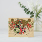 Weihnachtslieder Feiertagspostkarte (Stehend Vorderseite)