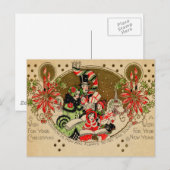 Weihnachtslieder Feiertagspostkarte (Vorne/Hinten)