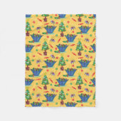 Weihnachtslieder Fleecedecke (Vorderseite)