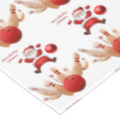 Weihnachtslieder, Frohe Weihnachten, Bowling Tischdecke (Schrägansicht)