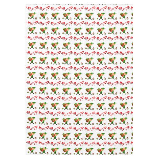 Weihnachtslieder, Frohe Weihnachten, Elf Tischdecke (Vorderseite)