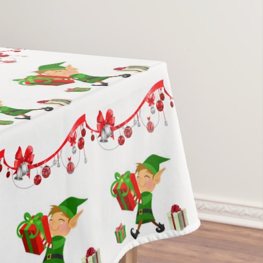 Weihnachtslieder, Frohe Weihnachten, Elf Tischdecke (Beispiel)