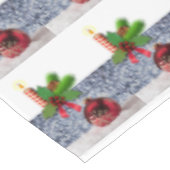 Weihnachtslieder, Frohe Weihnachten, Kerze Tischdecke (Schrägansicht)