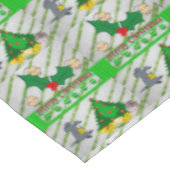 Weihnachtslieder, Frohe Weihnachten, Mäuse Tischdecke (Schrägansicht)