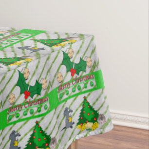 Weihnachtslieder, Frohe Weihnachten, Mäuse Tischdecke