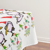 Weihnachtslieder, Frohe Weihnachten Pelican Fisch Tischdecke (Beispiel)