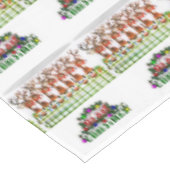 Weihnachtslieder, Frohe Weihnachten, Rentier Tischdecke (Schrägansicht)