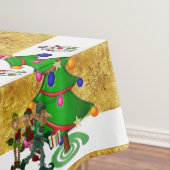 Weihnachtslieder, Frohe Weihnachten, Schneemann El Tischdecke (Beispiel)