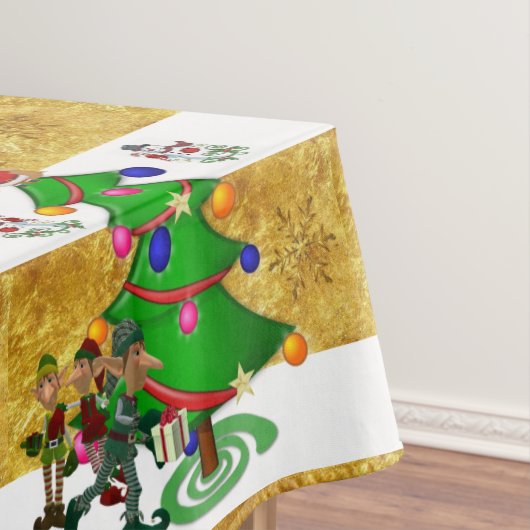 Weihnachtslieder, Frohe Weihnachten, Schneemann El Tischdecke (Beispiel)