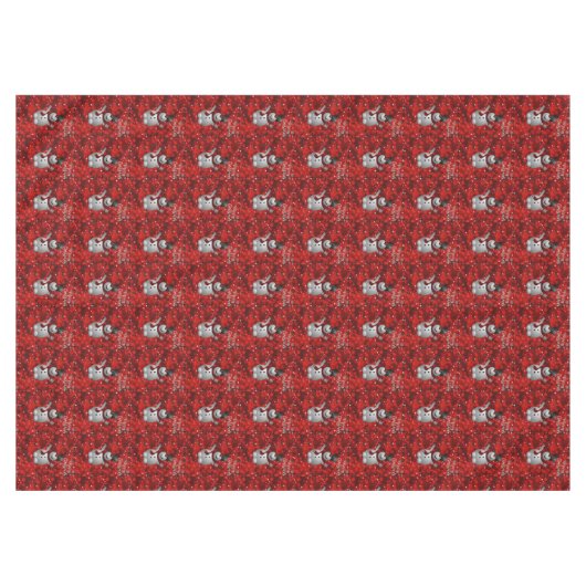 Weihnachtslieder, Frohe Weihnachten, Schneemann Tischdecke (Vorderseite (Horizontal))
