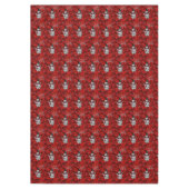 Weihnachtslieder, Frohe Weihnachten, Schneemann Tischdecke (Vorderseite)