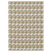 Weihnachtslieder, frohe Weihnachten, Vintag Tischdecke (Vorderseite)