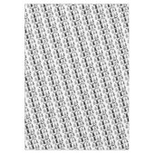 Weihnachtslieder, frohe Weihnachtsbaumen schwarz Tischdecke (Vorderseite)