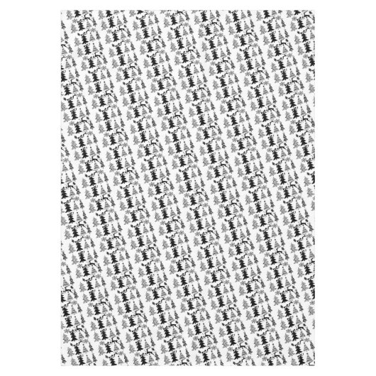 Weihnachtslieder, frohe Weihnachtsbaumen schwarz Tischdecke (Vorderseite)