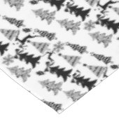 Weihnachtslieder, frohe Weihnachtsbaumen schwarz Tischdecke (Schrägansicht)