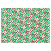 Weihnachtslieder, Frohe Weihnachtsfußball Tischdecke (Vorderseite (Horizontal))
