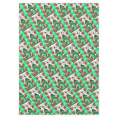 Weihnachtslieder, Frohe Weihnachtsfußball Tischdecke (Vorderseite)