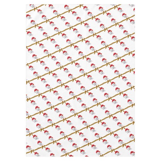 Weihnachtslieder, Frohe Weihnachtsweihnachtspossum Tischdecke (Vorderseite)