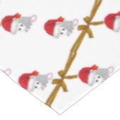 Weihnachtslieder, Frohe Weihnachtsweihnachtspossum Tischdecke (Schrägansicht)