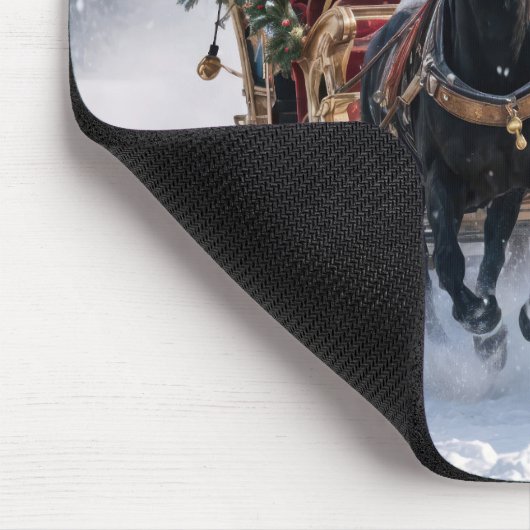 Weihnachtslieder gefüllt mit Geschenken Mousepad (Ecke)