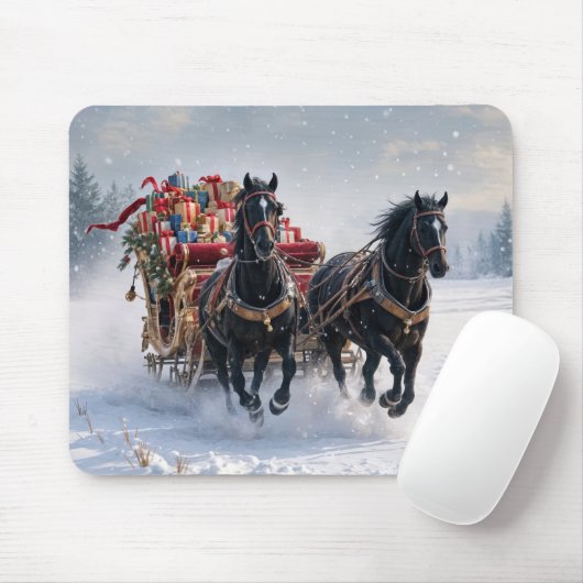 Weihnachtslieder gefüllt mit Geschenken Mousepad (Mit Mouse)