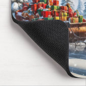 Weihnachtslieder gefüllt mit Geschenken Mousepad (Ecke)