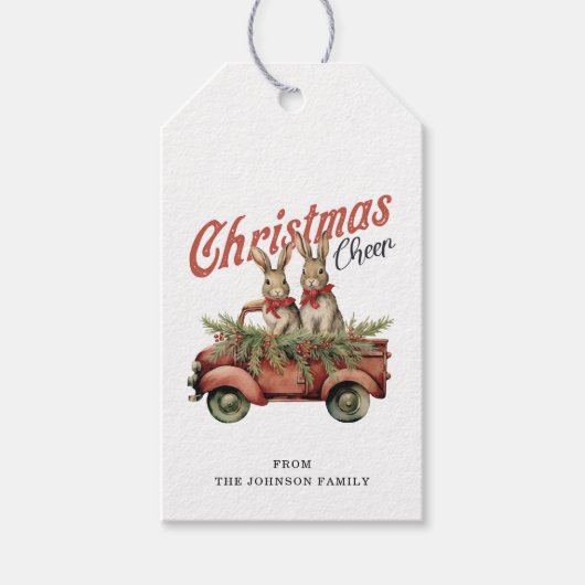Weihnachtslieder Geschenkanhänger (Vorderseite)