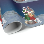 Weihnachtslieder Geschenkpapier (Rolleneckpunkt)