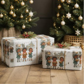 Weihnachtslieder Geschenkpapier