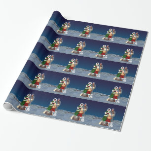 Weihnachtslieder Geschenkpapier