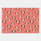 Weihnachtslieder Geschenkpapier Set (Vorderseite 2)