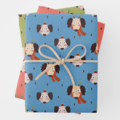 Weihnachtslieder Geschenkpapier Set (Beispiel)