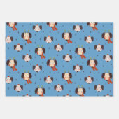 Weihnachtslieder Geschenkpapier Set (Vorderseite)