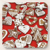 Weihnachtslieder Getränkeuntersetzer (Vorderseite)