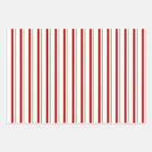 Weihnachtslieder grün, weiß, rot farbig geschenkpapier set (Vorderseite 2)