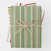 Weihnachtslieder grün, weiß, rot farbig geschenkpapier set (Beispiel)