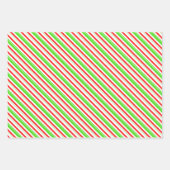 Weihnachtslieder grün, weiß, rot farbig geschenkpapier set (Vorderseite 2)