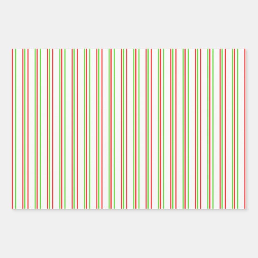 Weihnachtslieder grün, weiß, rot farbig geschenkpapier set (Vorderseite 2)