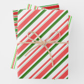 Weihnachtslieder grün, weiß, rot farbig geschenkpapier set (Beispiel)