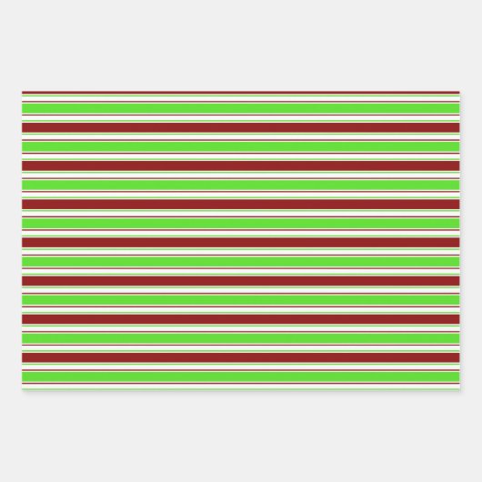 Weihnachtslieder grün, weiß, rot farbig geschenkpapier set (Vorderseite 3)