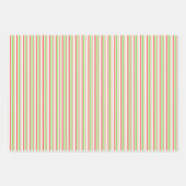 Weihnachtslieder grün, weiß, rot farbig geschenkpapier set (Vorderseite 3)