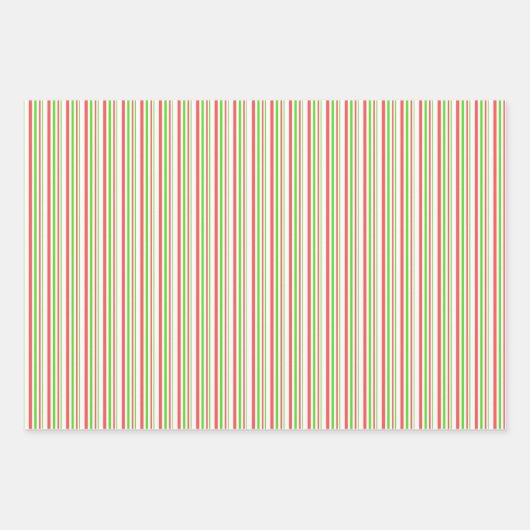 Weihnachtslieder grün, weiß, rot farbig geschenkpapier set (Vorderseite 3)