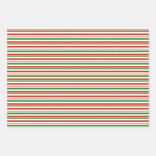 Weihnachtslieder grün, weiß, rot farbig geschenkpapier set (Vorderseite)